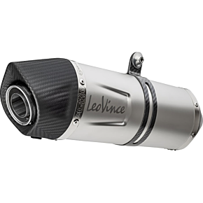 LV One EVO Slip-On Muffler - Silver - Stainless Steel 14446EU