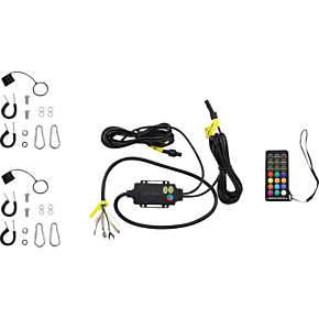 3' Light Rod Whip - Bluetooth - Pair - Black SB-RGBBT-132