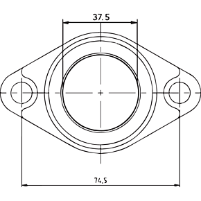 Carburetor Flange -  Polaris 301750