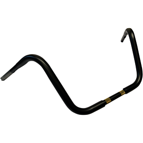 Drag Specialties Handlebar - Buffalo Ape - 12" - TBW - Flat Black 0601-3506