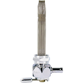 Pingel Fuel Valve - Diamond Chrome - 22mm - Hex