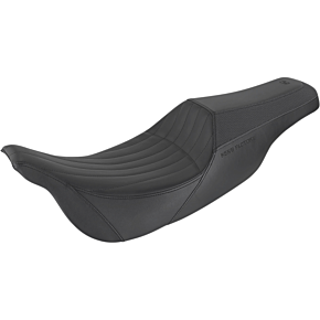 Saddlemen Seat - Ken's Factory Pro Series - Front Gripper/Rear Smooth - Black KEN80807