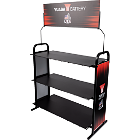 Battery Rack Display - Yuasa YUA1800RACK