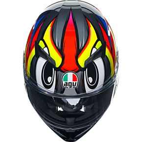 K3 Helmet - Birdy 2.0 - Gray/Yellow/Red - Small 2118381004012S