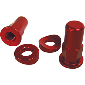 Rim Lock Nut/Spacer - Kit - Red NTRK-004