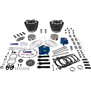 129" Power Package - HPT496 - Gear Drive - Oil Cooled - Black with Highlights - 107" M8 310-1398