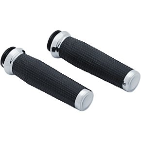 Kuryakyn Chrome Thresher Grips for '18+ Indian