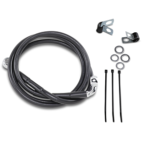 Brake Line - Front - Black - +6" 1741-2553