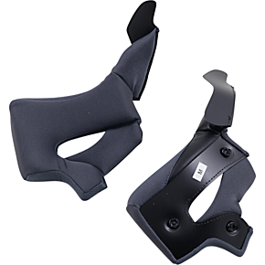 Warrant Cheek Pads - Black - Medium 0134-2685