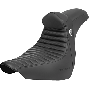 Pro Series SDC Performance Seat - w/ Backrest - Tuck-n-Roll/Carbon Fiber - Gripper - FLSB/FX '18-'24 SC81829TB
