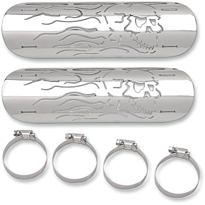 Flame Skull Heat Shield 1861-0102