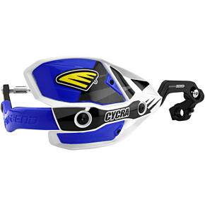 Cycra Handguards - Ultra - White/Blue 1CYC-7407-62X