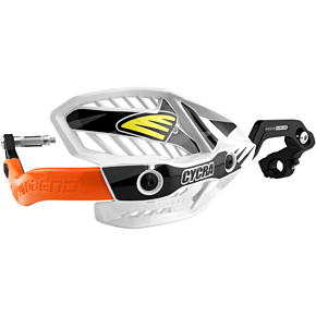 Cycra Handguards - Ultra - White/Orange 1CYC-7407-22X