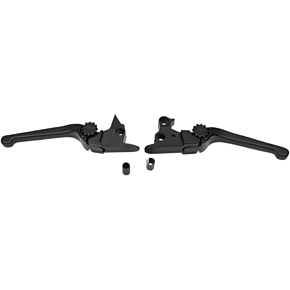 Powerstands Racing Lever Set - Anthem - Harley Davidson - Black 12-00656-22