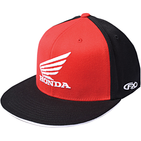 Honda Wing Flexfit® Hat - Red/Black - Small/Medium 15-88344