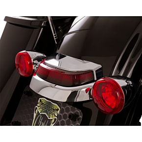 Taillight - Red - Chrome 40173