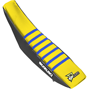 Seat Cover - Black/Yellow/Blue - RMZ250/450 '04-'18 30-40-454
