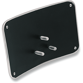 License Plate Mount - 3 Hole - Chrome 7807-0114