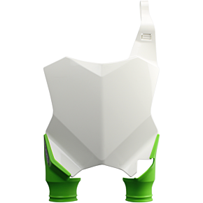 Acerbis Raptor Number Plate - White - Kawasaki