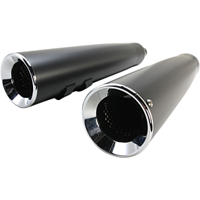 Cobra Power Flo Mufflers for FL - Black 6214RB