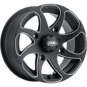 Itp Wheel - Twister® - Directional - Front/Rear | Right - Milled Black - 14x7 - 4/137 - 5+2 1422328727BR