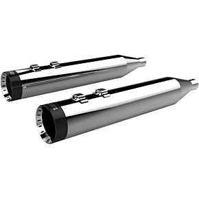 Khrome Werks Mufflers - Chrome with Turbine Tip 202795