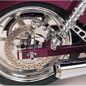 Performance Machine Pm Caliper - Rear - Chrome - 91-99 FXDB/C/L 1279-0052CH