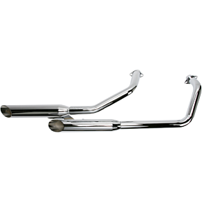 Classic Slashcut Exhaust - Chrome - VT750C 1371SC