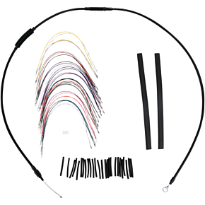 BURLY BRAND Control Kit - 13" Ape Hanger Handlebars - ABS B30-1048