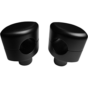 La Choppers Risers - Hefty Smooth - 1-1/2" - Flat Black LA-7406-01M