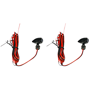 Micro Turn Signals - Red -Black CD-MICRO-R-B