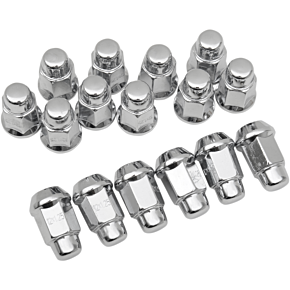 Lug Nut - Chrome - 12 mm - Tapered - 16 Pack ALUG19BX