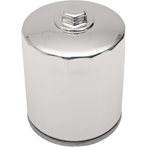 Magnetic Ring Oil Filter with Nut - Chrome - 3-1/4" 0712-0008