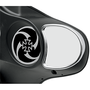 Fairing Mount Mirrors - Chrome - FLHT 0640-0651