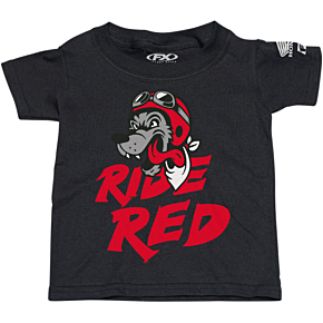 Toddler Honda Ride Red Wolf T-Shirt - Black - 3T 23-83322