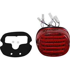 Custom Dynamics Taillight/Turn Signal -  Bottom Window - Red Lens PB-TL-INT-BW-R