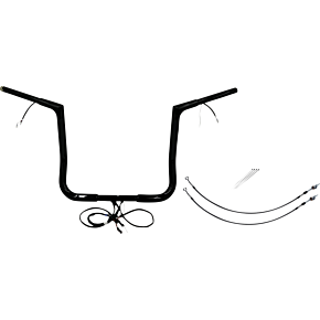 Fat Baggers Inc Handlebar Kit - Flat Top - 14" - Black 702214-B