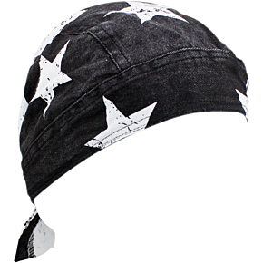 Road Hog Flydanna® Headwrap - Black/White Flag ZSG091