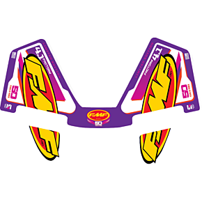 Exhaust Replacement FMF Retro Yamaha Factory Wrap Decal - RCT 4.1 014855