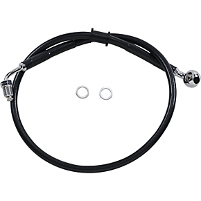 Brake Line - +4" - Black - '18-'21 Softail 1741-5820
