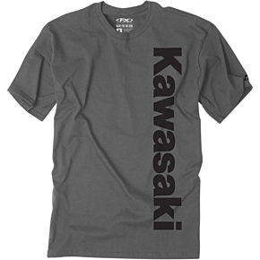 Kawasaki Vertical T-Shirt - Charcoal - XL 24-87106