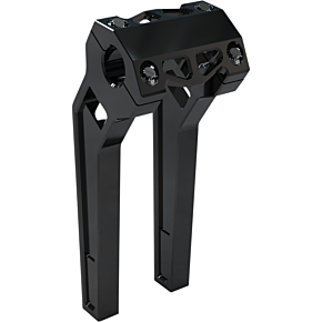 Risers - Pullback - 10" x 1-1/4" - Black Anodized LA-7481-10B