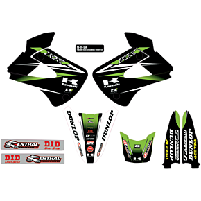 Graphics and Trim Kit - Team Green - Kawasaki 10-20-514