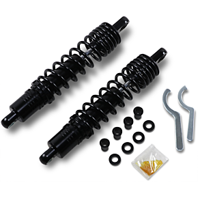 Drag Specialties Shocks Premium Ride-Height Adjustable Shocks - Black - Standard - 13.5" C16-0168NUAB