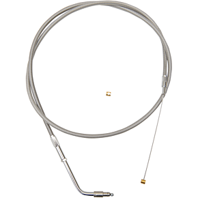 La Choppers Throttle Cable - 18" - 20" - Stainless Steel LA-8005TH19