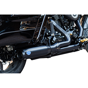 2-into-1 Qualifier Exhaust System - 50-State - Black 550-1110