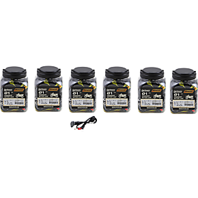Battery Cord Jar - 20-Piece x 6-Jars 3807-0547