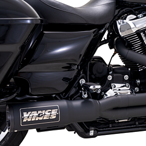 2-into-1 High Output PCX™ Exhaust System - Black - Touring 47321-22