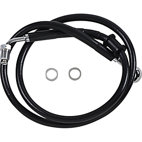 Brake Line - +8" - Black - '18-'22 Softail 1741-5798