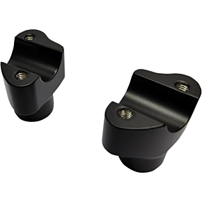 Risers - Buffalo - 1-1/2" - Flat Black 0602-0809